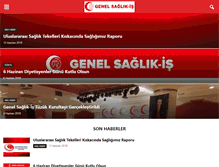 Tablet Screenshot of genelsaglikis.org.tr